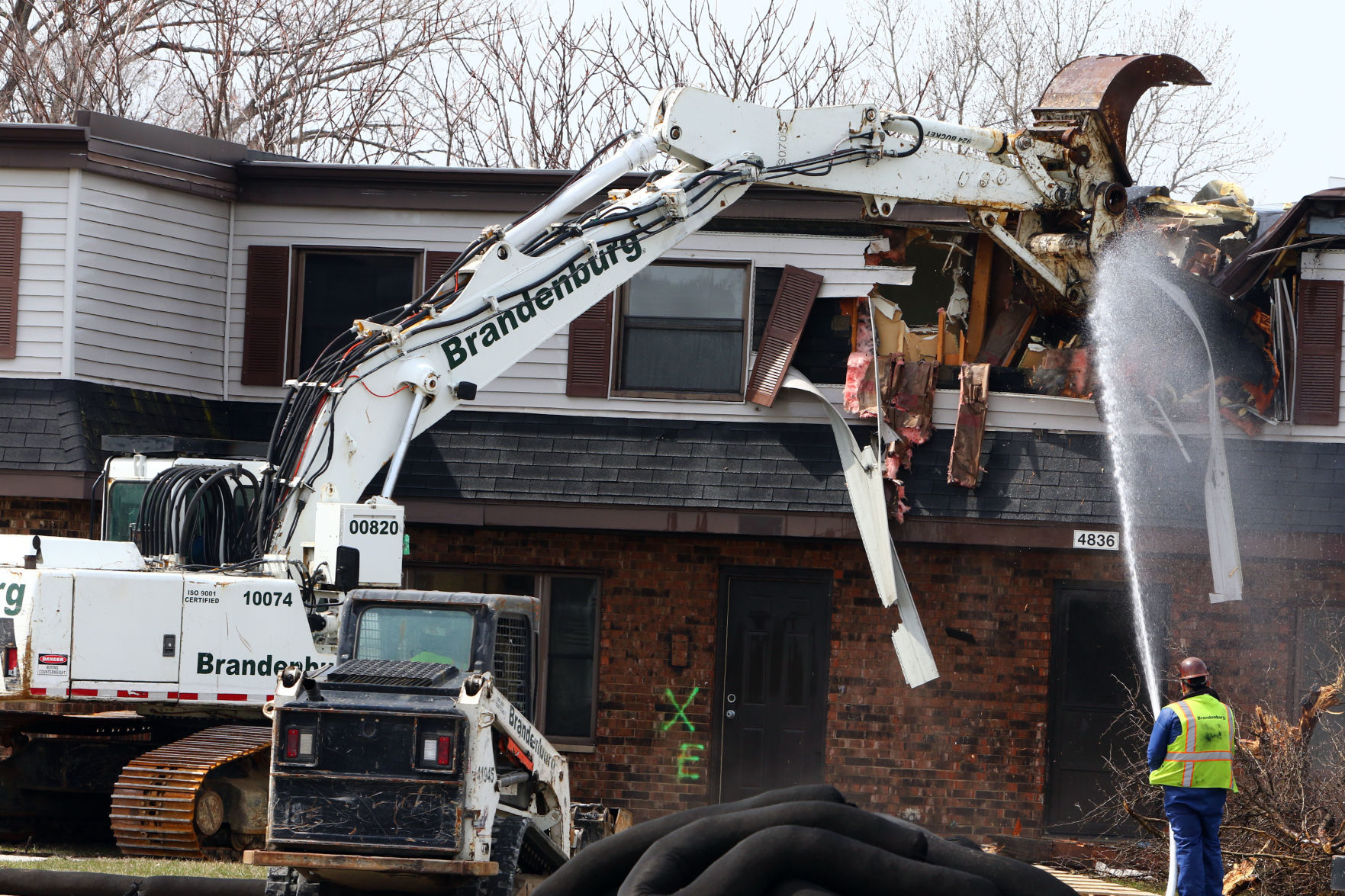 Gallery: Demolition begins on West Calumet Housing Complex